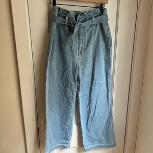 Madewell paper bag jeans